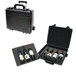 TZ Case | TZ Case WCB-018B 7 Bottle Wheeled Wine Case