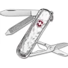 Victorinox Swiss Army Classic Sterling Silver Hammered Pocket Knife