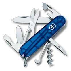 Victorinox Swiss Army Climber Medium Pocket Knife Sapphire Translucent