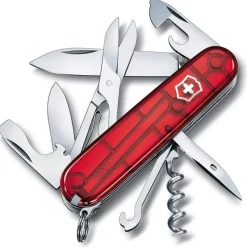 Victorinox Swiss Army Climber Medium Pocket Knife for Climbing Ruby