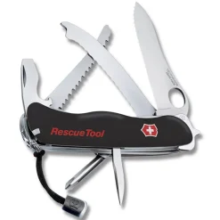 Victorinox Swiss Army Knives Rescue Black Tool With Pouch