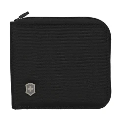 Victorinox Swiss Army Zip Around Wallet Black | Altman Luggage