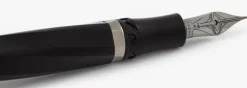 Visconti Divina Matte Black Fountain Pen | Altman Luggage