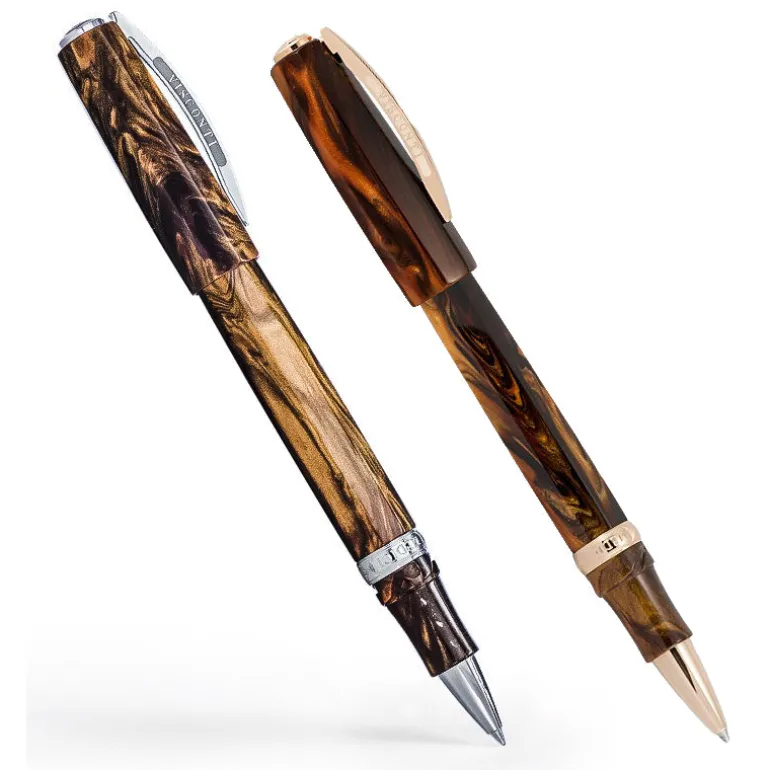 Visconti Medici Rollerball Pens (Rose Gold or Palladium)