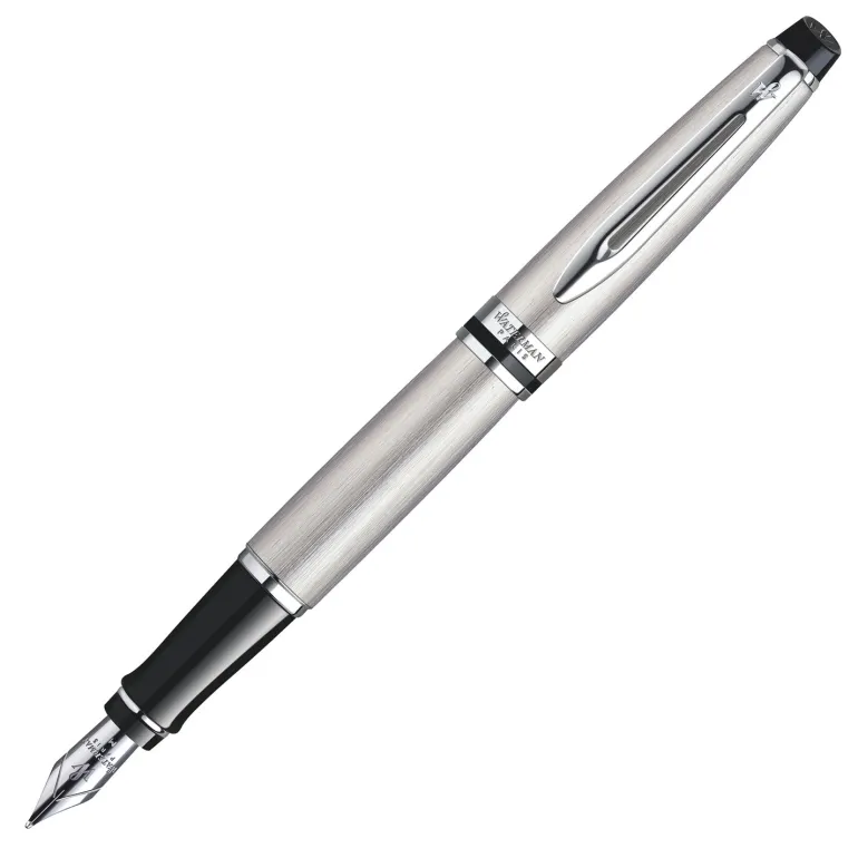 Waterman Expert Stainless Steel CT Fountain Pen Medium S0952060