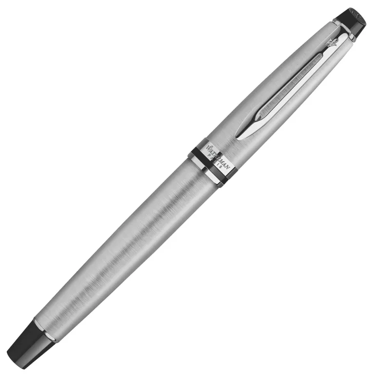 Waterman Expert Stainless Steel CT Fountain Pen Fine S0952040