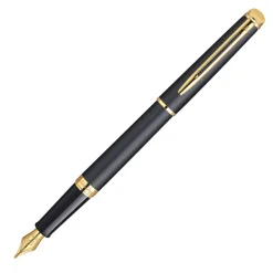 Waterman Hemisphere Black Lacquer GT Fountain Pen