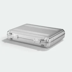 Zero Halliburton Pursuit Aluminum Medium Attache Case Silver