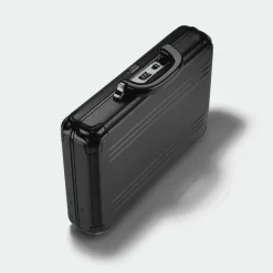 Zero Halliburton Pursuit Aluminum Small Attache Case Black