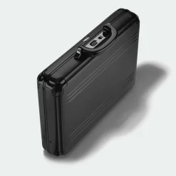 Zero Halliburton Pursuit Aluminum Medium Attache Case Black